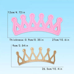 BEDAZZLED/RHINESTONE QUEEN CROWN MOULD (WIDE SPIKES)