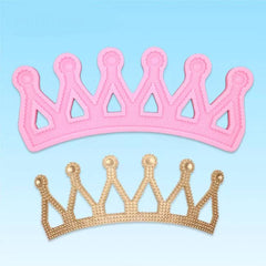 BEDAZZLED/RHINESTONE QUEEN CROWN MOULD (WIDE SPIKES)
