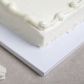 SQUARE WHITE CAKE DRUMS/DOUBLE BOARDS (LOCAL)