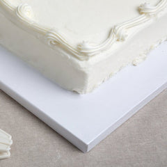 SQUARE WHITE CAKE DRUMS/DOUBLE BOARDS (LOCAL)