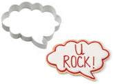 DIALOGUE/THOUGHT BUBBLE COOKIE CUTTER