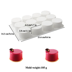MINI ROUND CHOCOLATE MOUSSE MOULD 12 PCS