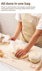 SILICONE DOUGH KNEADING BAG WITH TAG 1 PC