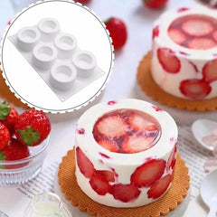 MINI ROUND CONCLAVE CHOCOLATE MOUSSE MOULD 6 PCS