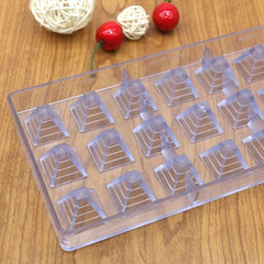 MINI PYRAMID PRALINE POLYCARBONATE CHOCOLATE MOULD 21 CAVITY