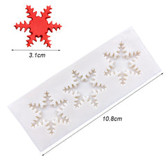 MINI SNOWFLAKES MOULD 3 PCS