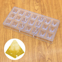 MINI PYRAMID PRALINE POLYCARBONATE CHOCOLATE MOULD 21 CAVITY