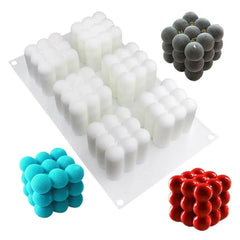 MINI SPHERES CUBE CHOCOLATE MOUSSE MOULD