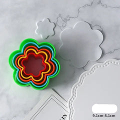 FLOWER COOKIE CUTTER SET 5PCS