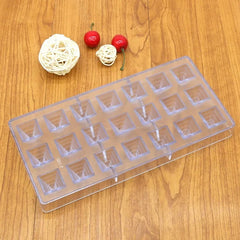 MINI PYRAMID PRALINE POLYCARBONATE CHOCOLATE MOULD 21 CAVITY