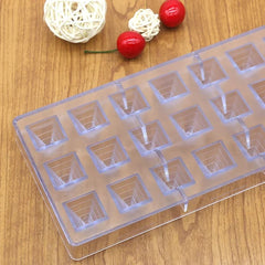 MINI PYRAMID PRALINE POLYCARBONATE CHOCOLATE MOULD 21 CAVITY