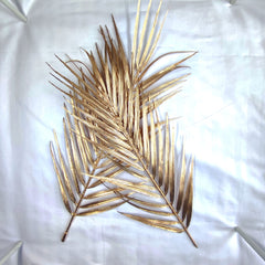 ARTIFICIAL GOLD ROWAN LEAF TOPPER 1PC