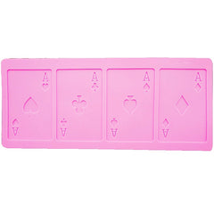 POKER CARDS CHOCOLATE CAGE/TOPPER MOULD