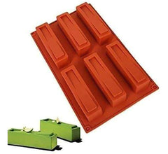 3D SLANTED TOP RECTANGLES CHOCOLATE MOUSSE MOULD