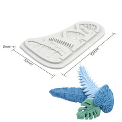 TINY ASSORTED LEAVES MOULD
