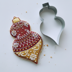CHRISTMAS ORNAMENTS COOKIE CUTTERS SET 2PCS