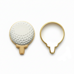 GOLF CLUB AND GOLF BALL ON A TEE COOKIE CUTTER SET 2 PCS