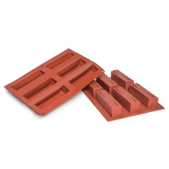 3D SLANTED TOP RECTANGLES CHOCOLATE MOUSSE MOULD