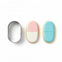 CAPSULE PILL / OVAL COOKIE CUTTER 1 PCS