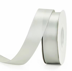 SATIN RIBBON (LIGHT GREY/SILVER)