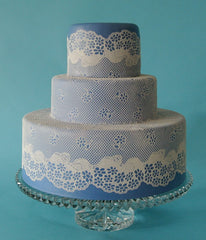 EXTRA LARGE WEDDING VEIL CAKE LACE MAT