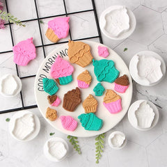 FROSTED CUPCAKES PLUNGER CUTTER SET