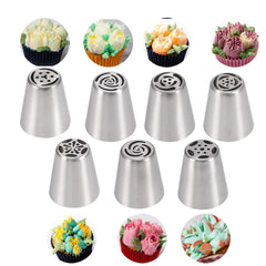 11 PC STAINLESS STEEL RUSSIAN PIPING TIPS NOZZLE SET
