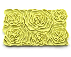 LARGE OPEN FLOWERS BAS RELIEF MOULD