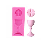 MINI HOLY COMMUNION CHALICE WITH SACRAMENT MOULD