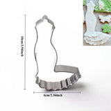 BRIDE & GROOM  WEDDING OUTFIT COOKIE CUTTER SET