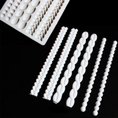 ROPES AND PEARLS BORDER MOULD 6PCS