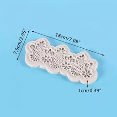 LARGE DAMASK LACE BORDER MOULD