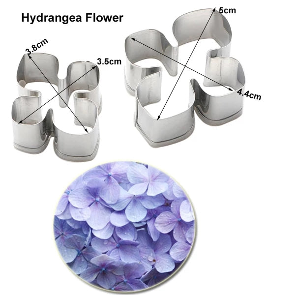 HYDRANGEA FLOWER PETAL CUTTERS SET A368