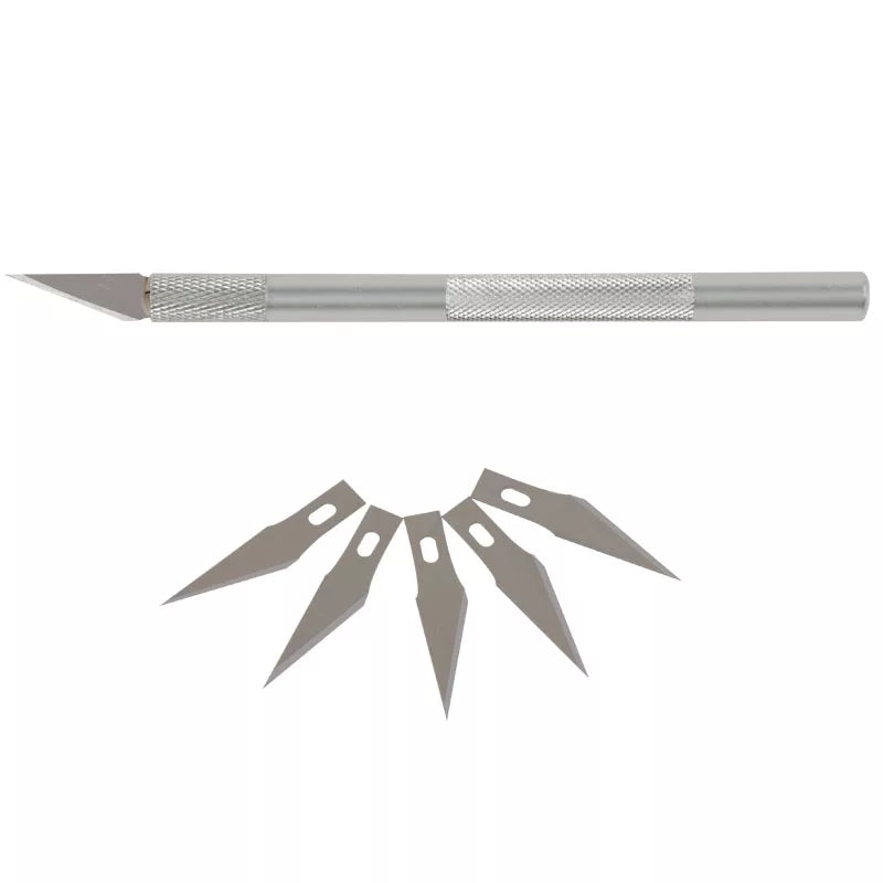 EXACTO/SCULPTING/CARVING KNIFE WITH 5 EXTRA BLADES