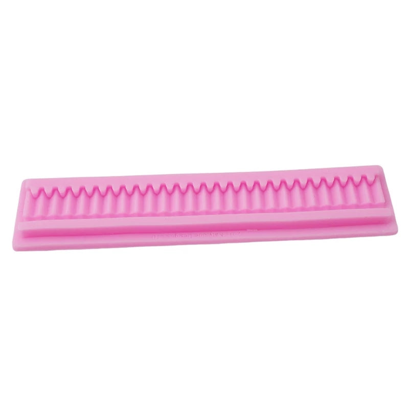 PLEAT AND FRILL BORDER MOULD (PINK)