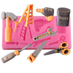 MINI BUILDERS THEMED/ TOOLS MOULD
