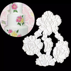 PEONIES SILICONE EMBOSSER