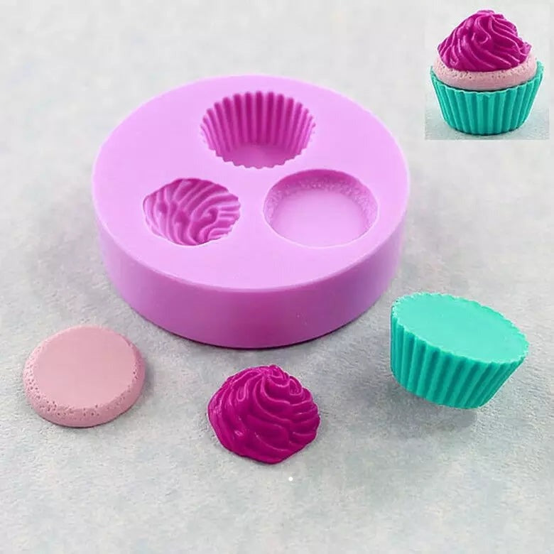 MINI FROSTED CUPCAKE MOULD