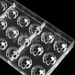 MINI DIAMOND PRALINE POLYCARBONATE CHOCOLATE MOULD 21 CAVITY