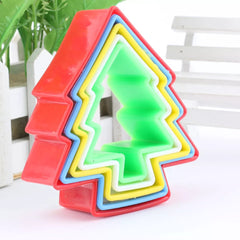 CHRISTMAS TREE COOKIE CUTTER SET 5PCS