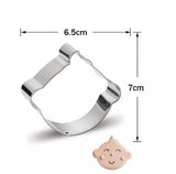 BABY SHOWER THEMED COOKIE CUTTER SET 7PCS