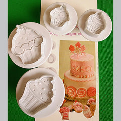 FROSTED CUPCAKES PLUNGER CUTTER SET