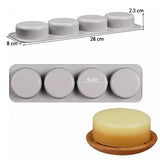 RECTANGULAR/ROUND/OVAL SOAP MOULD (4 HOLES)