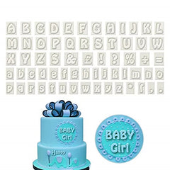 ANTHONY ALPHABET/LETTERS WITH SYMBOLS CUTTERS - 64 PCS