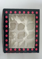 CUPCAKE BOXES/HOLDERS WITH WINDOW