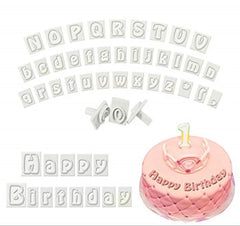 ANTHONY ALPHABET/LETTERS WITH SYMBOLS CUTTERS - 64 PCS