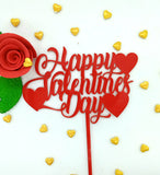 HAPPY VALENTINE'S DAY ACRYLIC TOPPER
