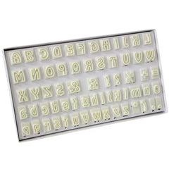 ANTHONY ALPHABET/LETTERS WITH SYMBOLS CUTTERS - 64 PCS