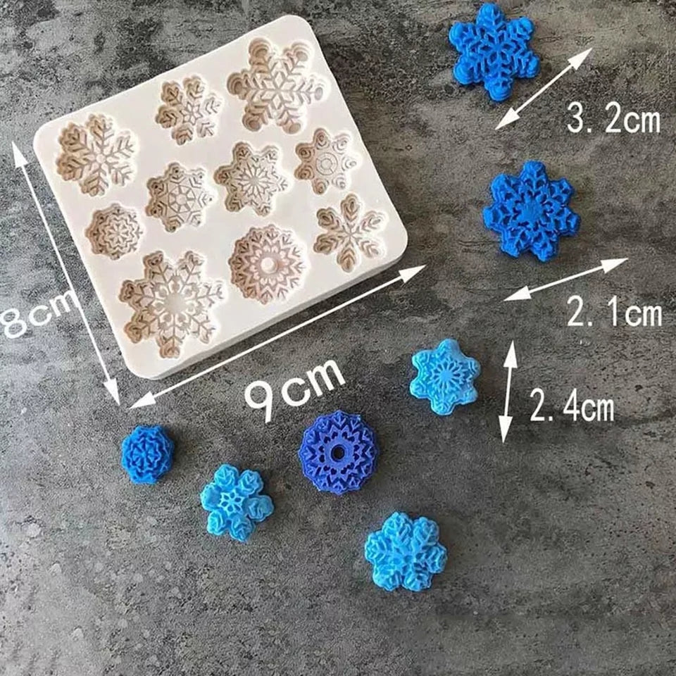 MINI ASSORTED SNOWFLAKEs MOULD