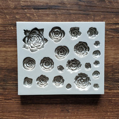 ASSORTED MINI FLOWERS MOULD 21 PCS